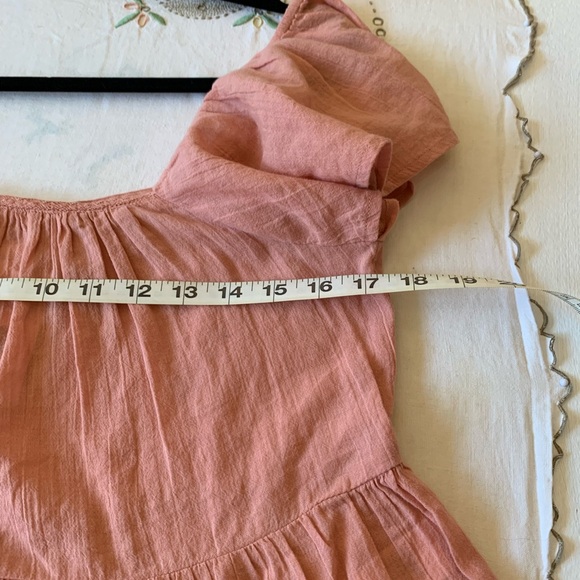 Melrose and Market Blush Pink Ruffle Blouse - Picture 4 of 5